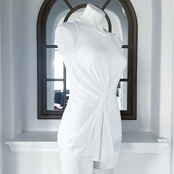 Kobi Halperin Stevie Knotted Sleeveless Top, White Size XS New w/Tag Retail $148 - Picture 12 of 16
